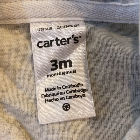 Carter’s gray sweatsuit - Picture 6 of 6